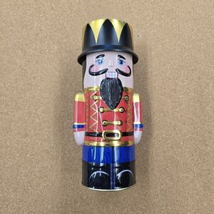 Nut Cracker All Metal Container NWOT
